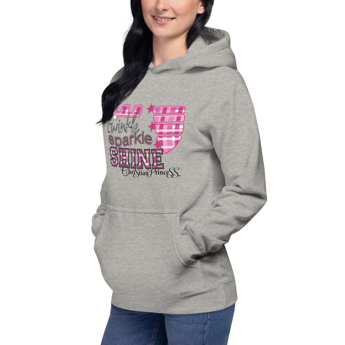 Twinkle sparkle shine Christian princess Unisex Hoodie