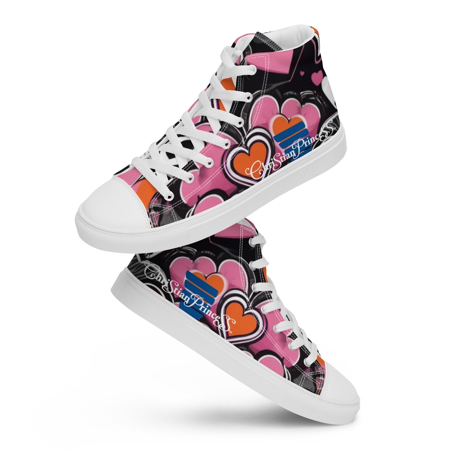 Christian Princess Women’s high top canvas shoes