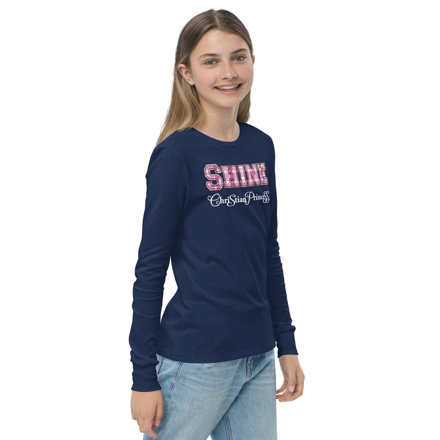 Christian Princess shine Youth long sleeve tee
