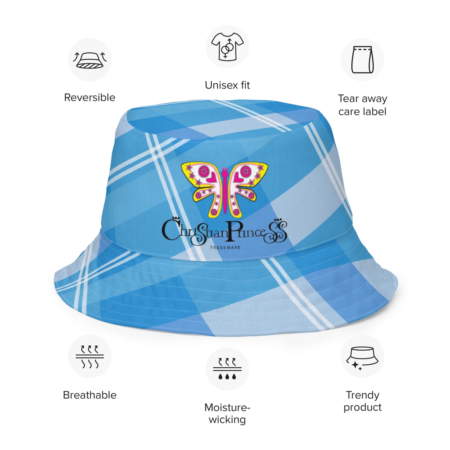 Christian Princess Reversible bucket hat