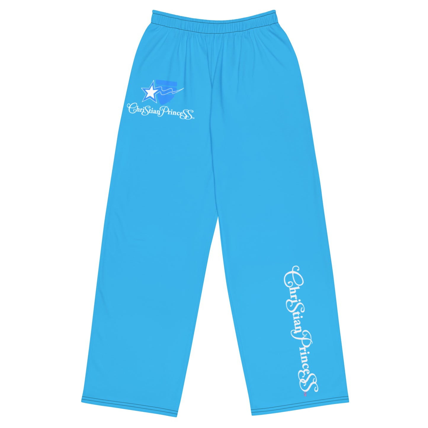 Christian Princess blue wide-leg pants