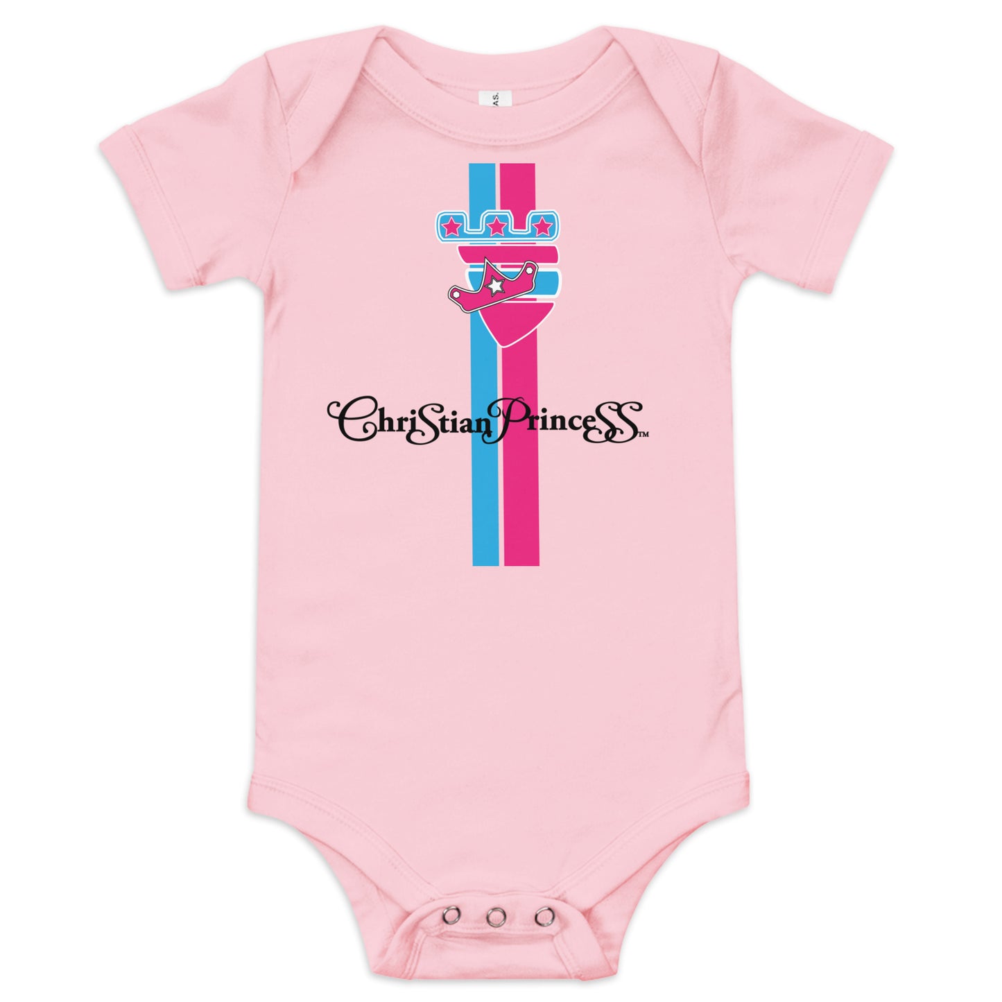 Christian Princess Baby short sleeve one piece