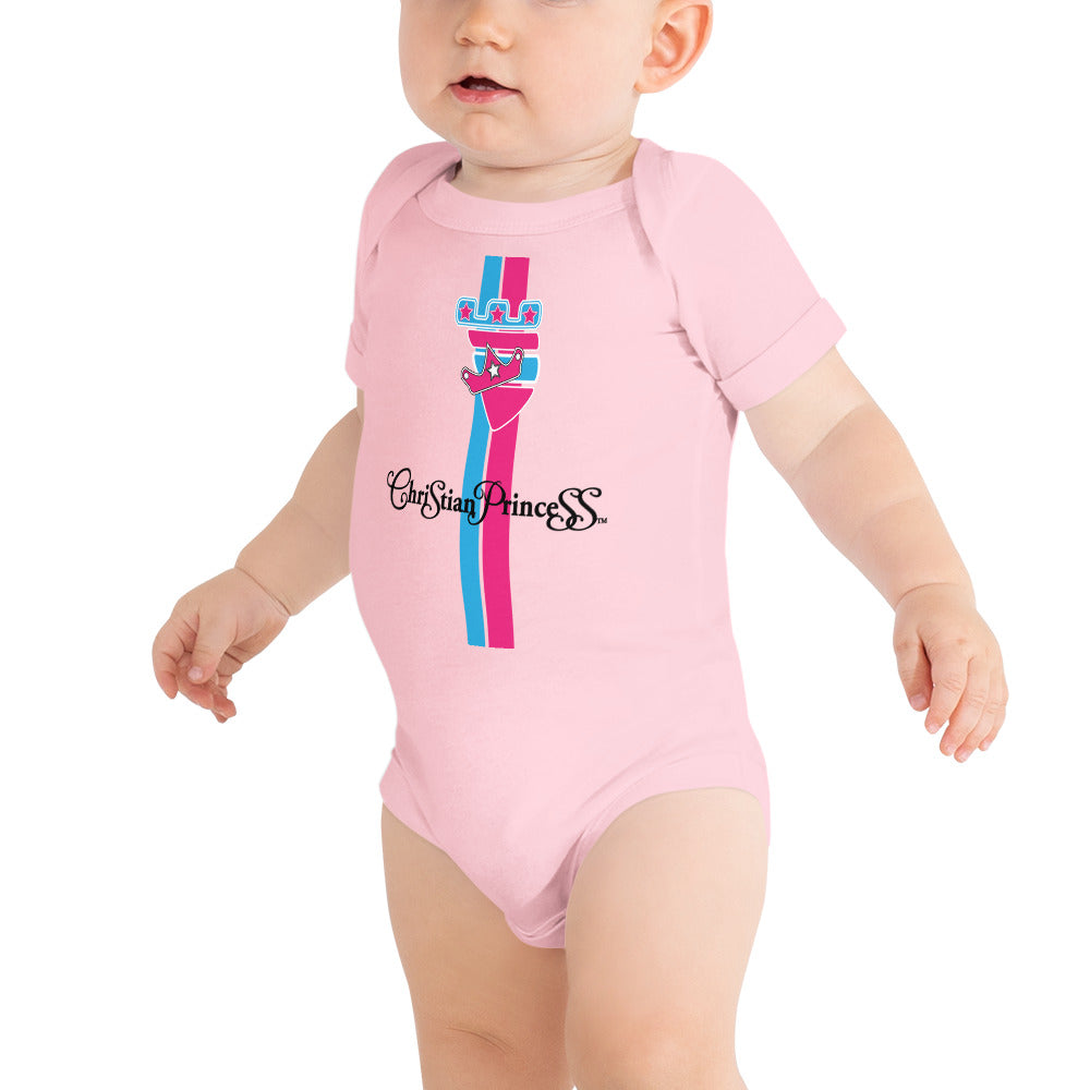 Christian Princess Baby short sleeve one piece