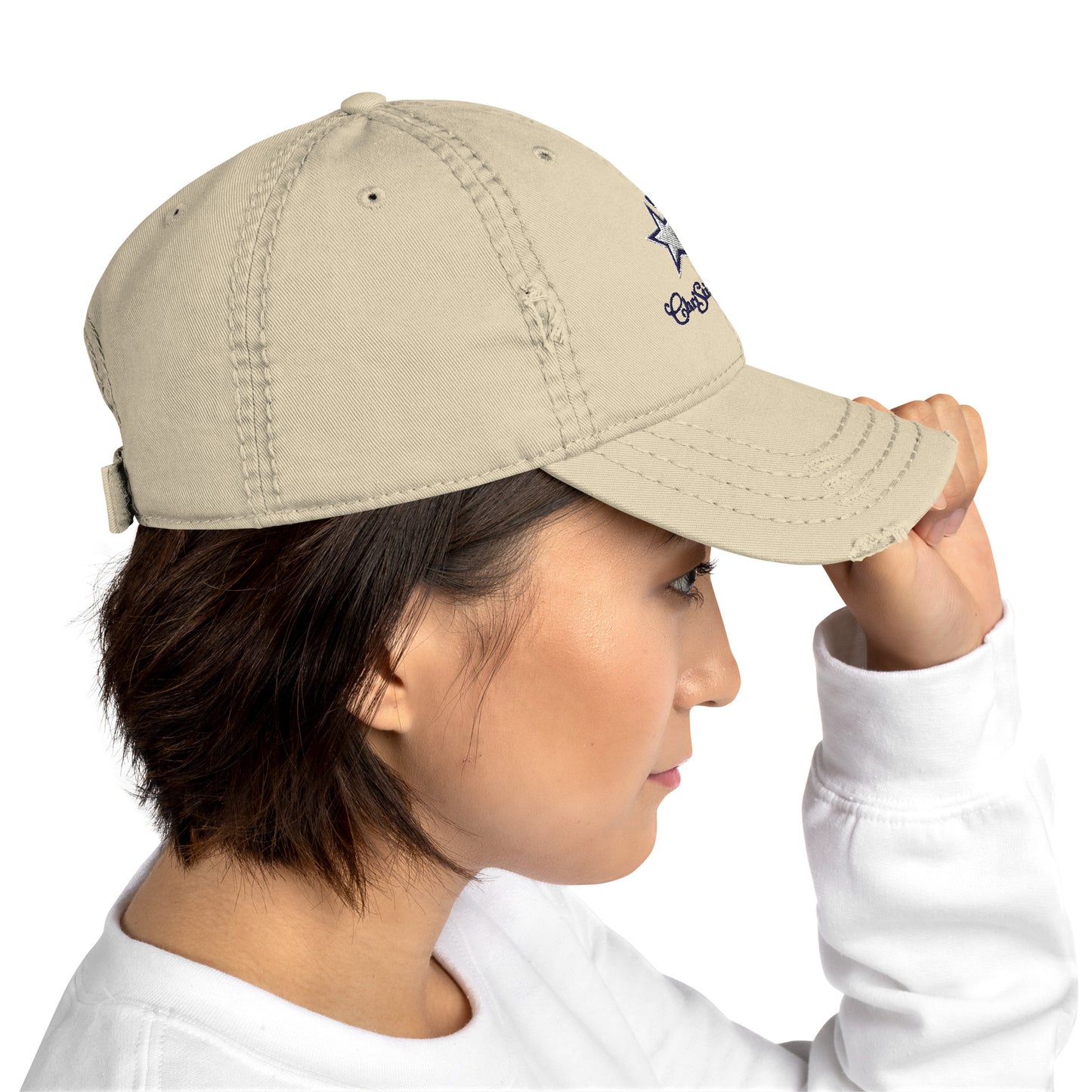 Christian Princess Distressed Hat