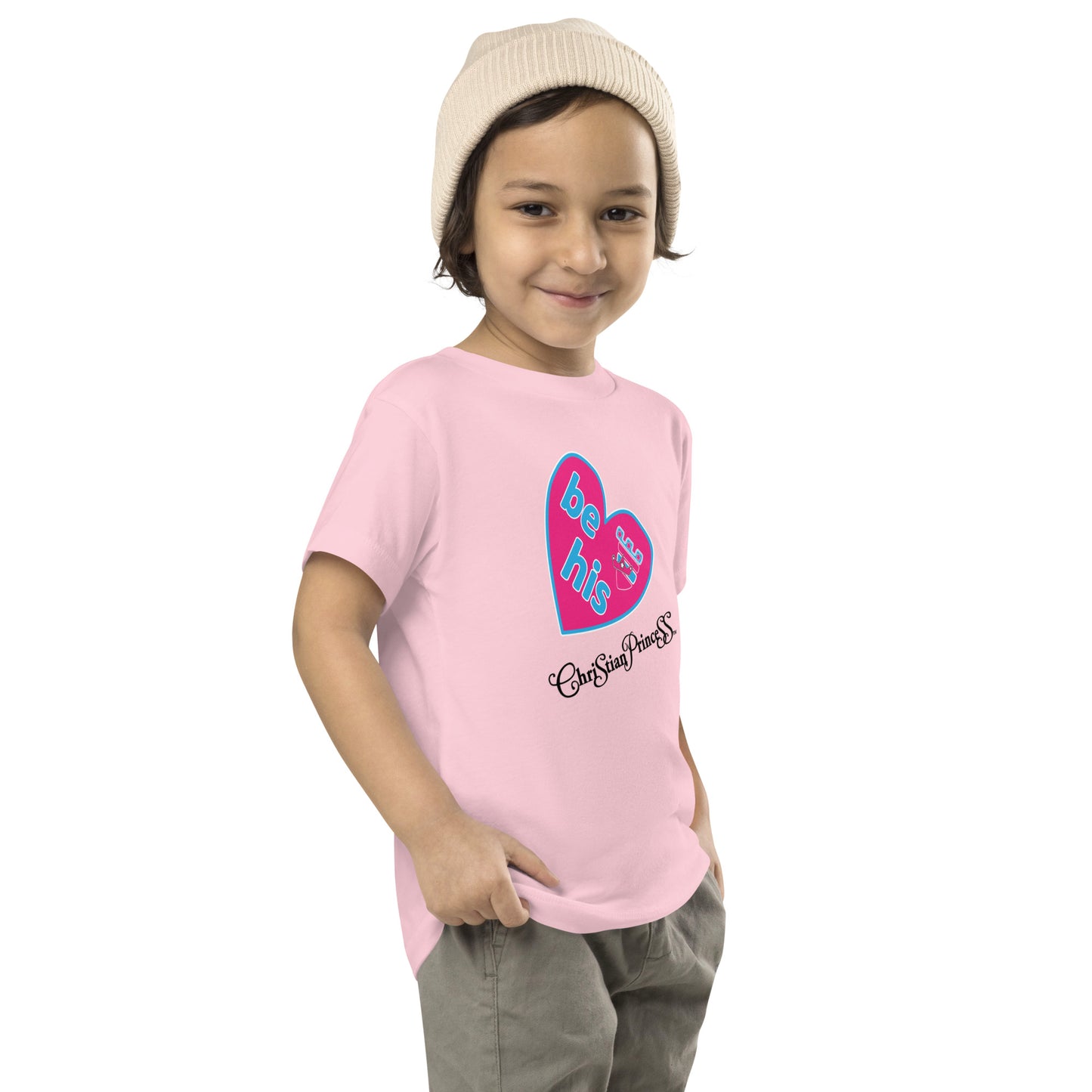 Christian Princess be his valentine Toddler Short Sleeve Tee