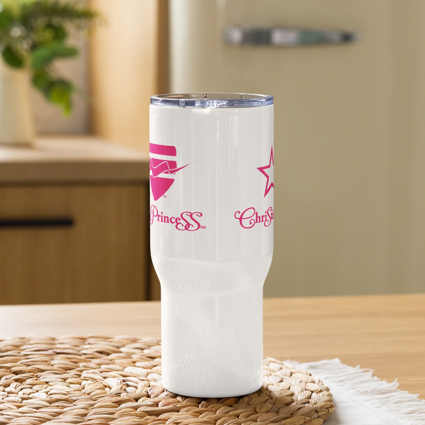 Christian Princess TM Travel mug with a handle