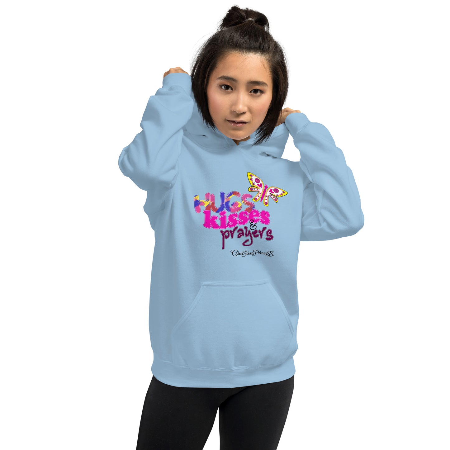 Hugs kisses and prayers Christian princess Unisex Hoodie