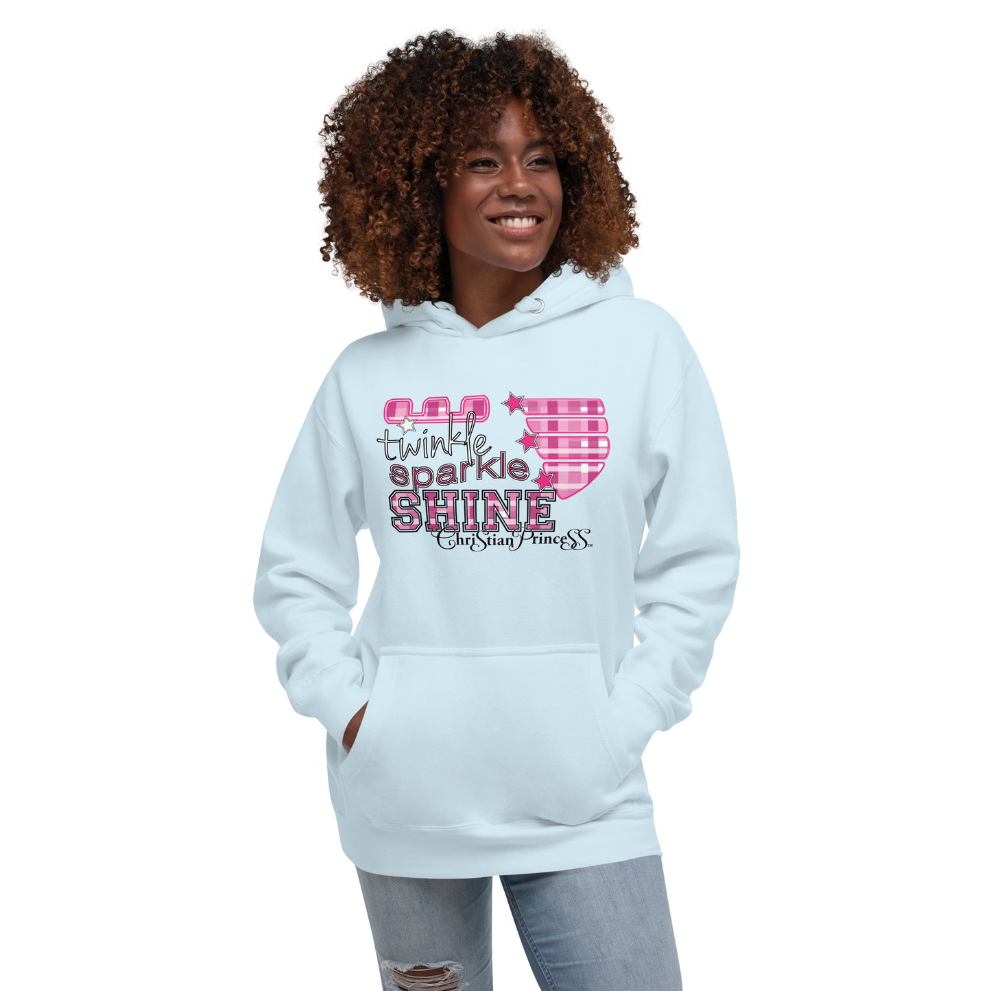 Twinkle sparkle shine Christian princess Unisex Hoodie