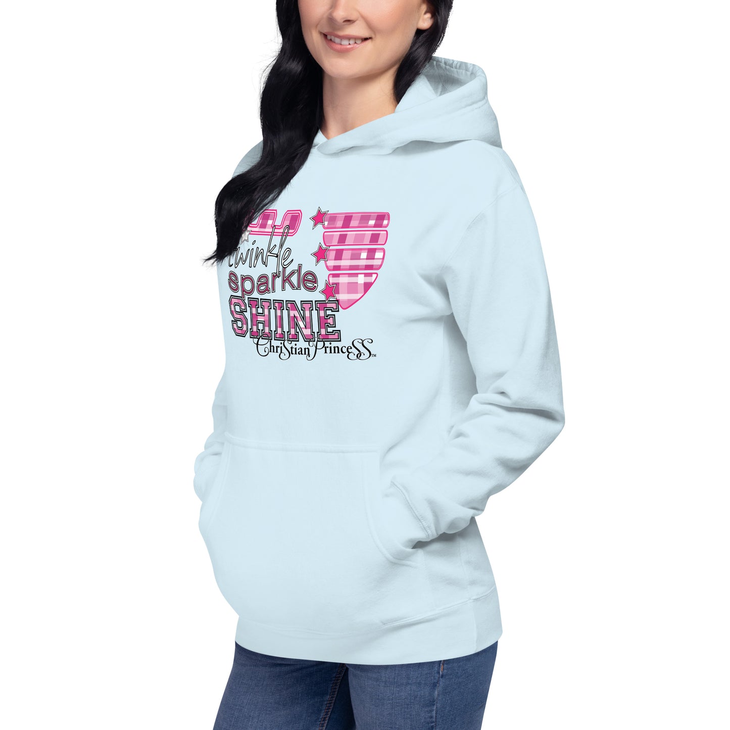 Twinkle sparkle shine Christian princess Unisex Hoodie