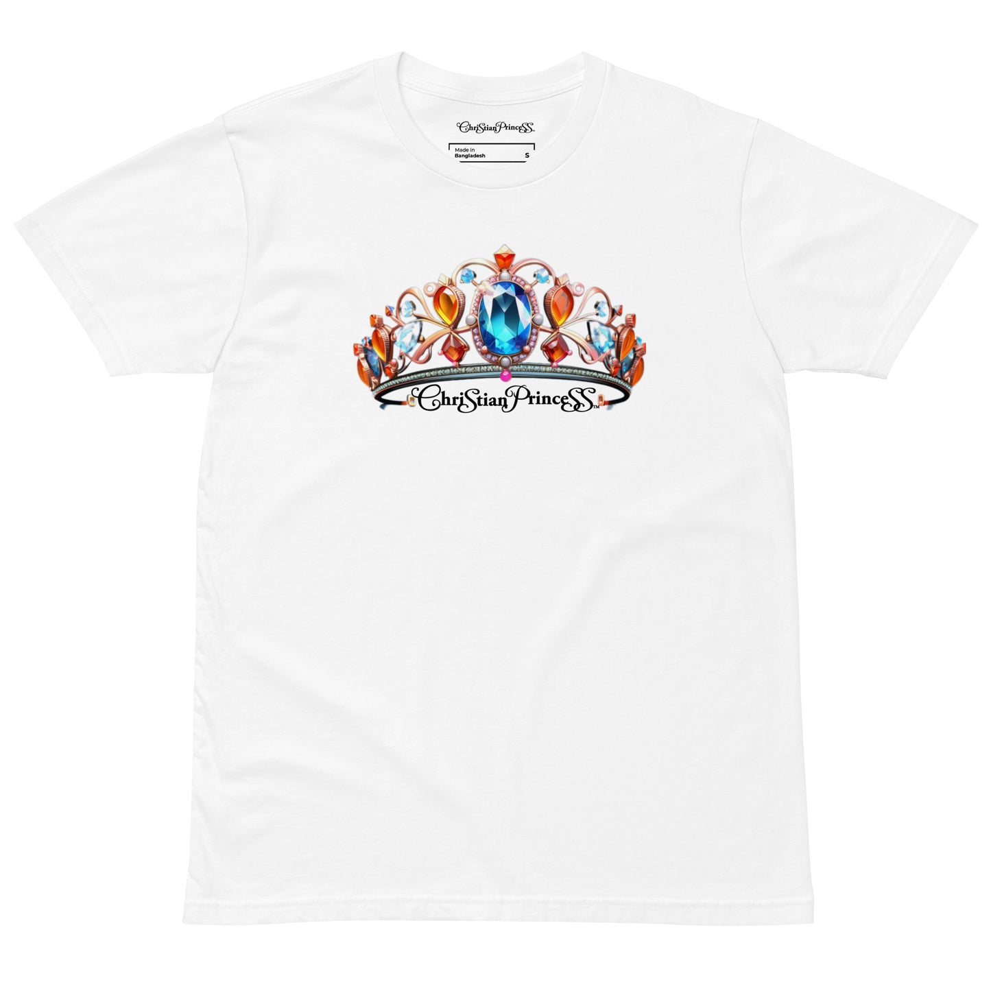 Christian Princess tiara Unisex premium t-shirt