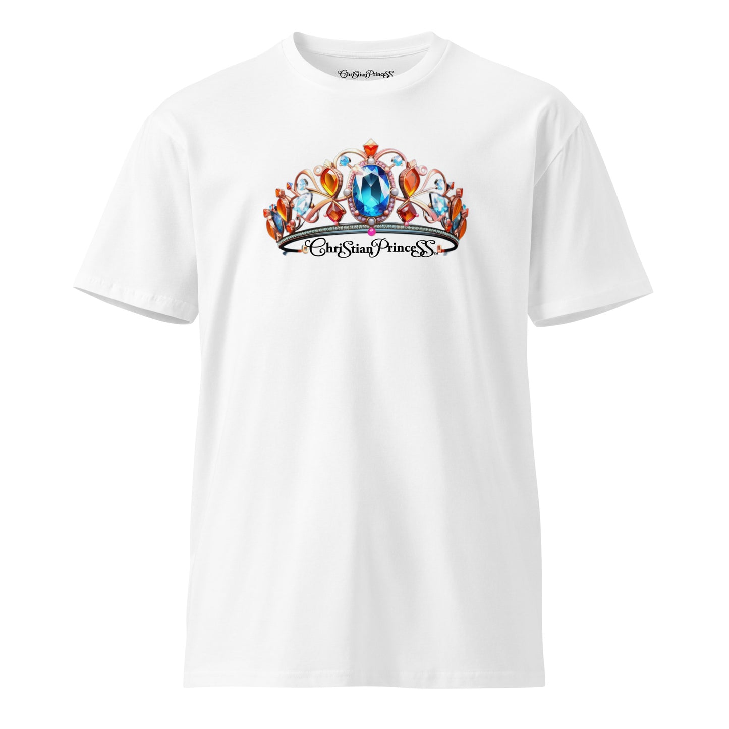 Christian Princess tiara Unisex premium t-shirt