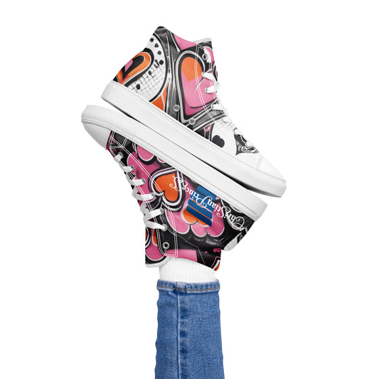 Christian Princess Women’s high top canvas shoes