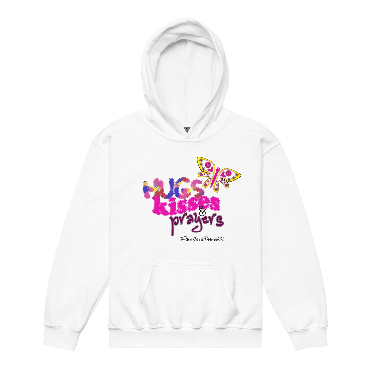 Hugs, Kisses and Prayers Youth heavy blend hoodie